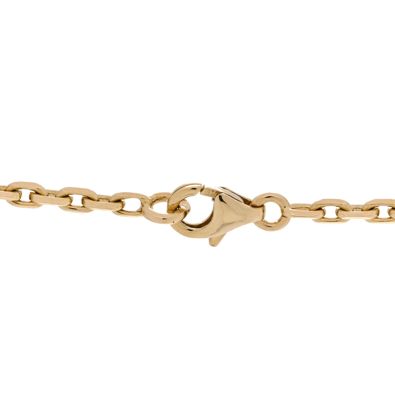 (代金引換)18K イエローゴールド マザーオブパール 10モチーフ ヴィンテージ アルハンブラ ネックレス