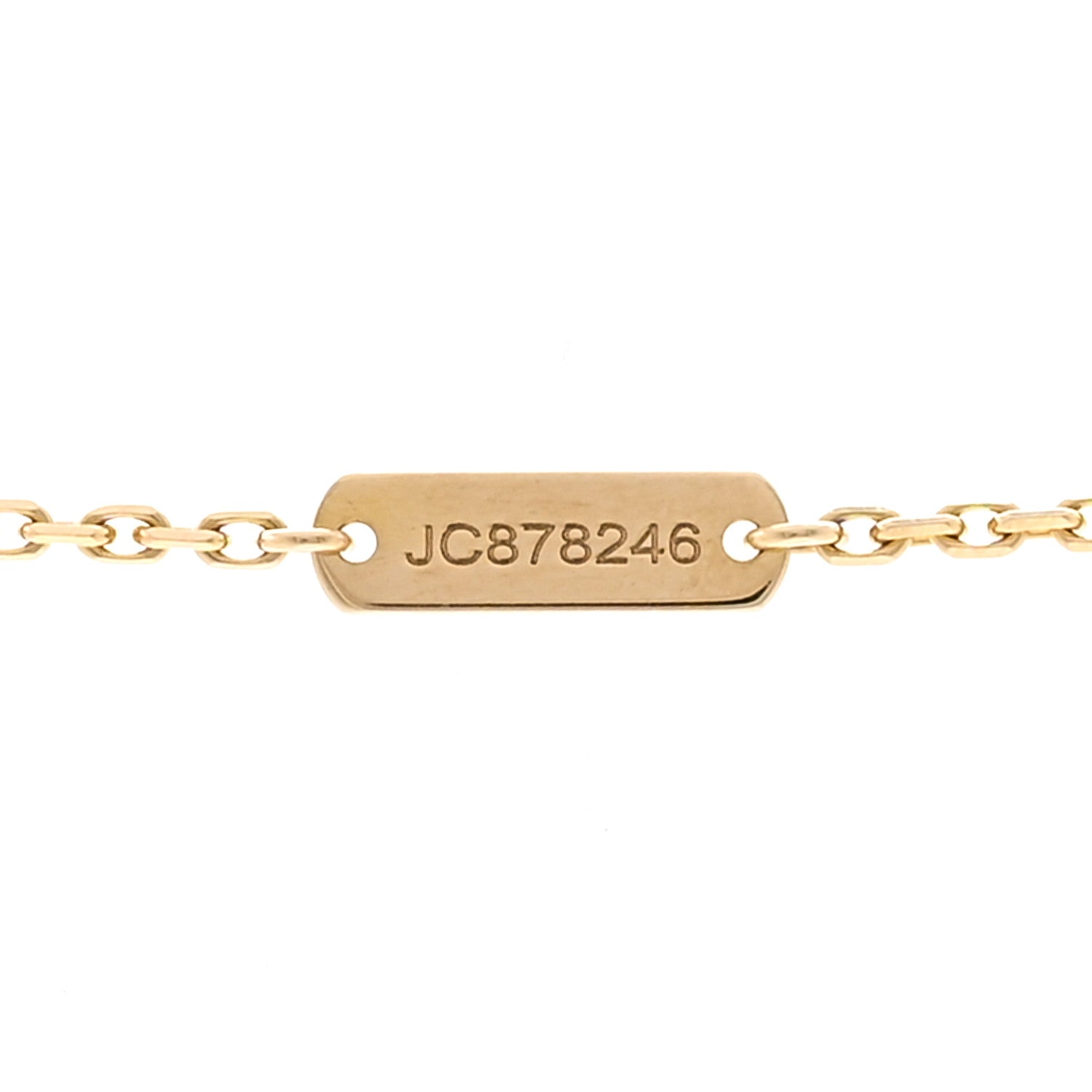 (代金引換)18K イエローゴールド ギョーシェ ヴィンテージアルハンブラ ペンダントネックレス